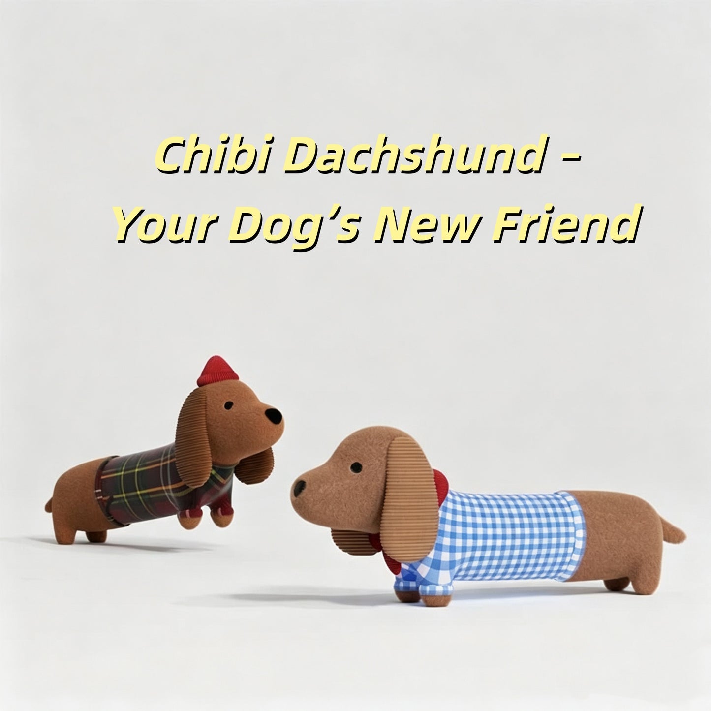 Dachshund Companion Squeaky Dog Toy