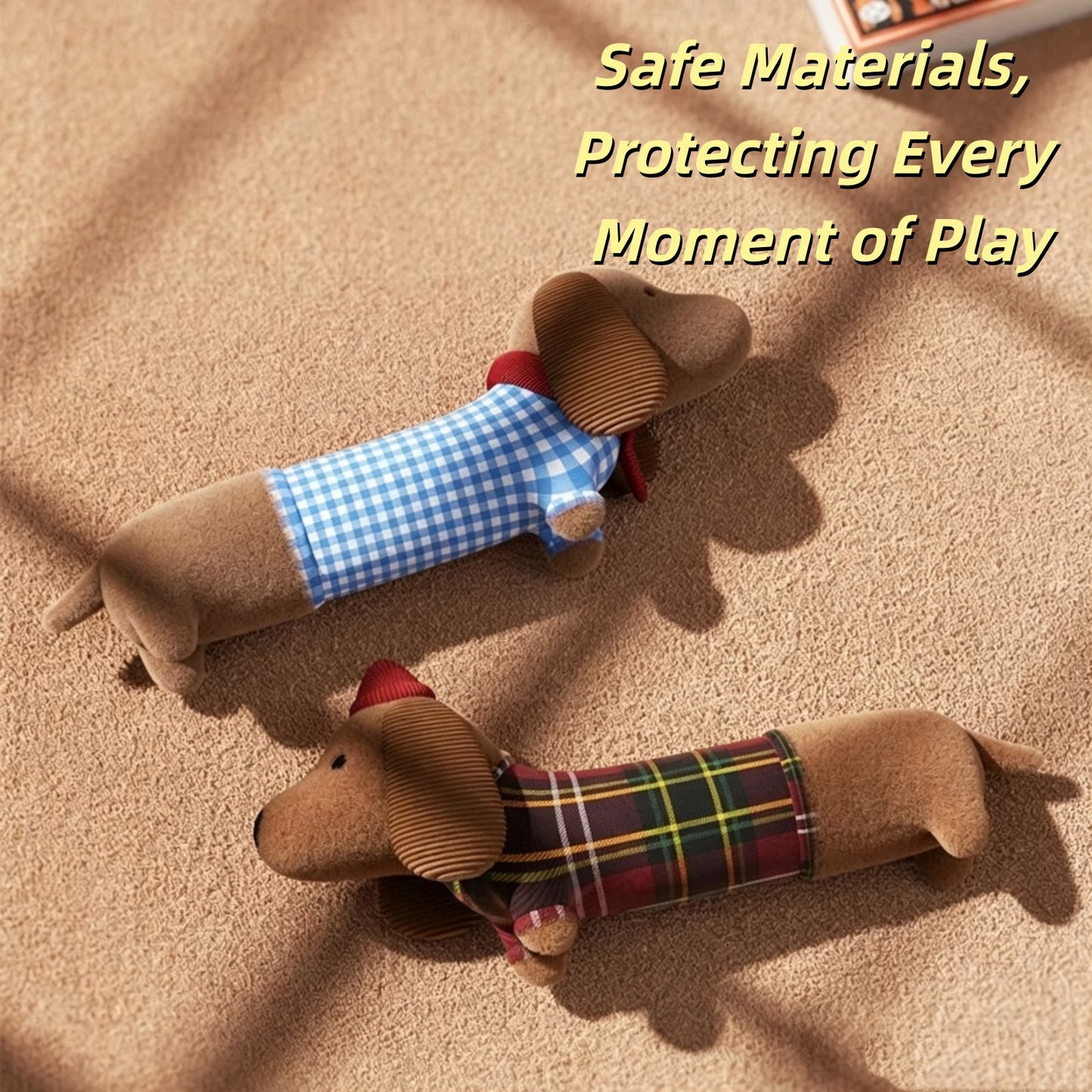 Dachshund Companion Squeaky Dog Toy