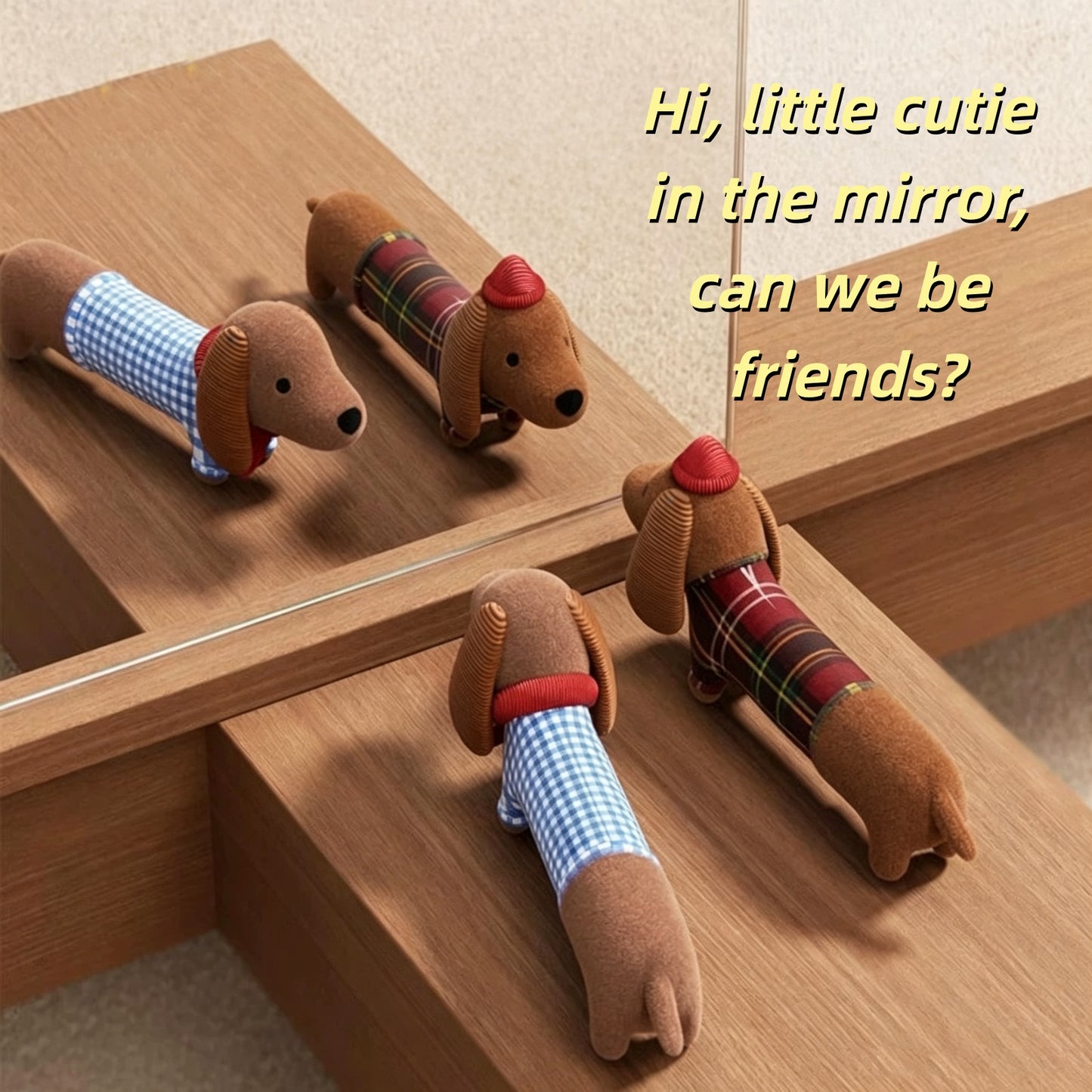Dachshund Companion Squeaky Dog Toy