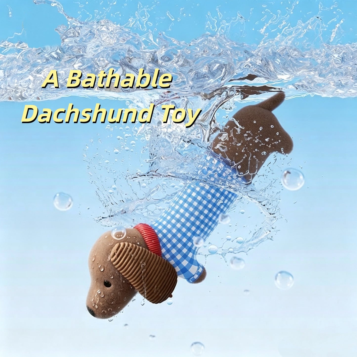 Dachshund Companion Squeaky Dog Toy