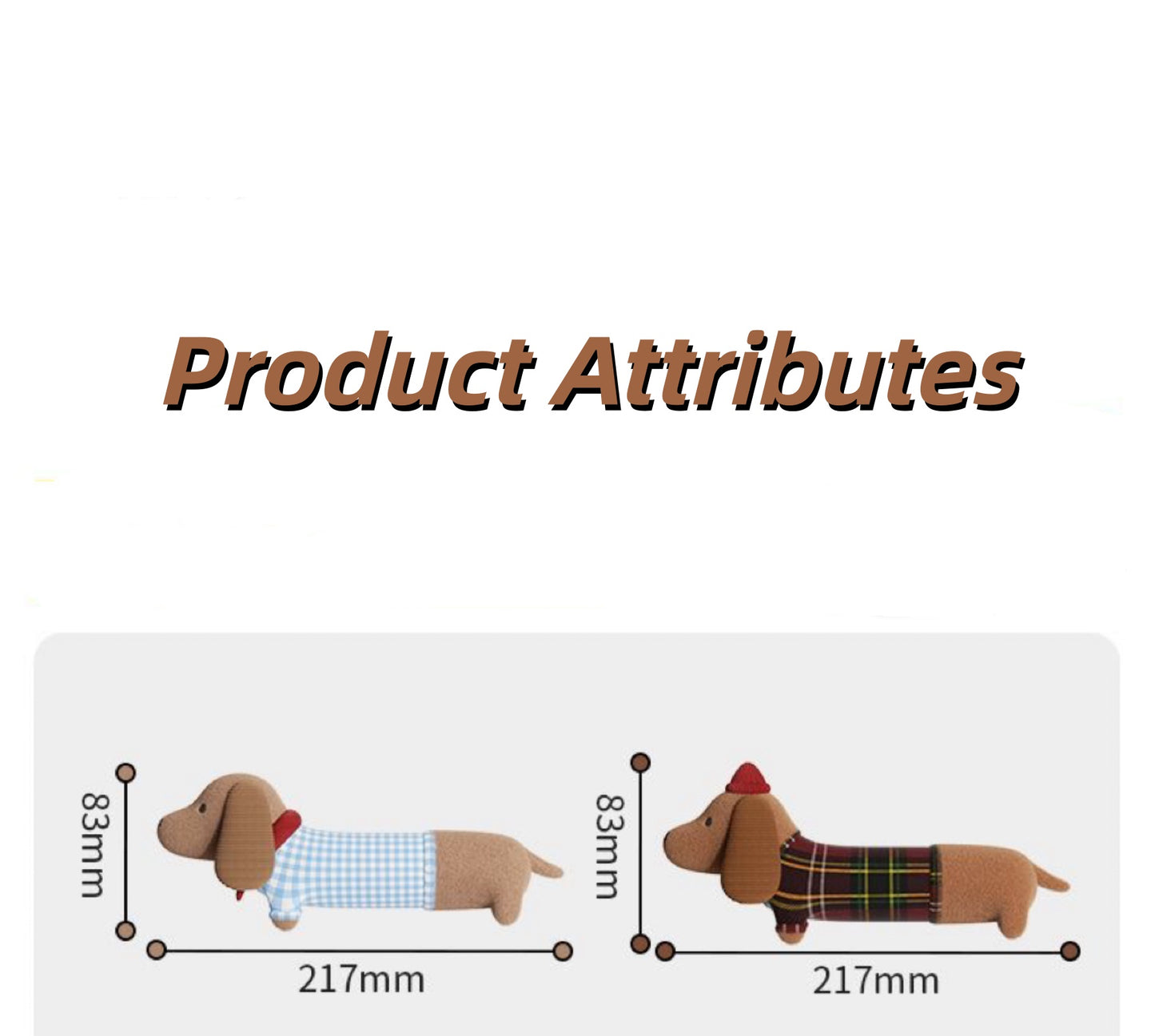 Dachshund Companion Squeaky Dog Toy