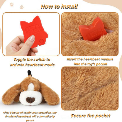 Pet Calming Heartbeat Comfort Toy